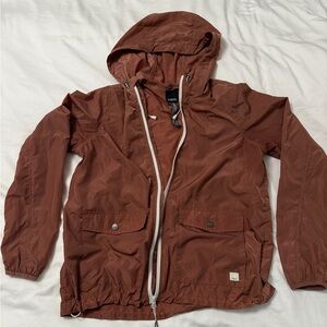 Vuori Brown Windbreaker Sporty Casual Jacket